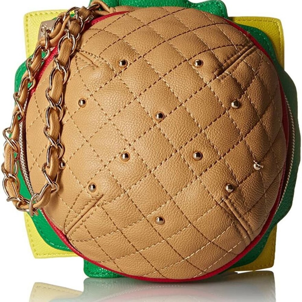 NWT Betsey Johnson NICE BUNS HAMBERGER WRISTLET - Picture 9 of 11